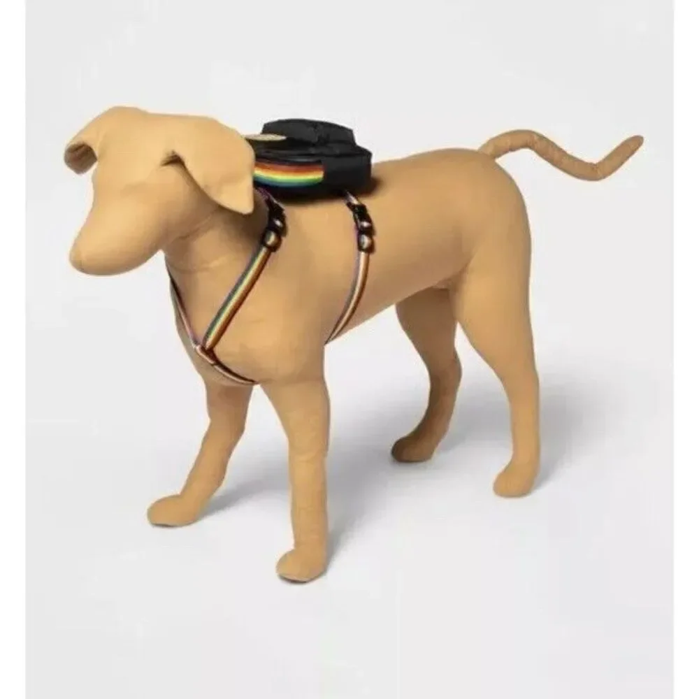 Pride Dog Backpack Bag Unconditional Love Rainbow Pet, New No Tags.